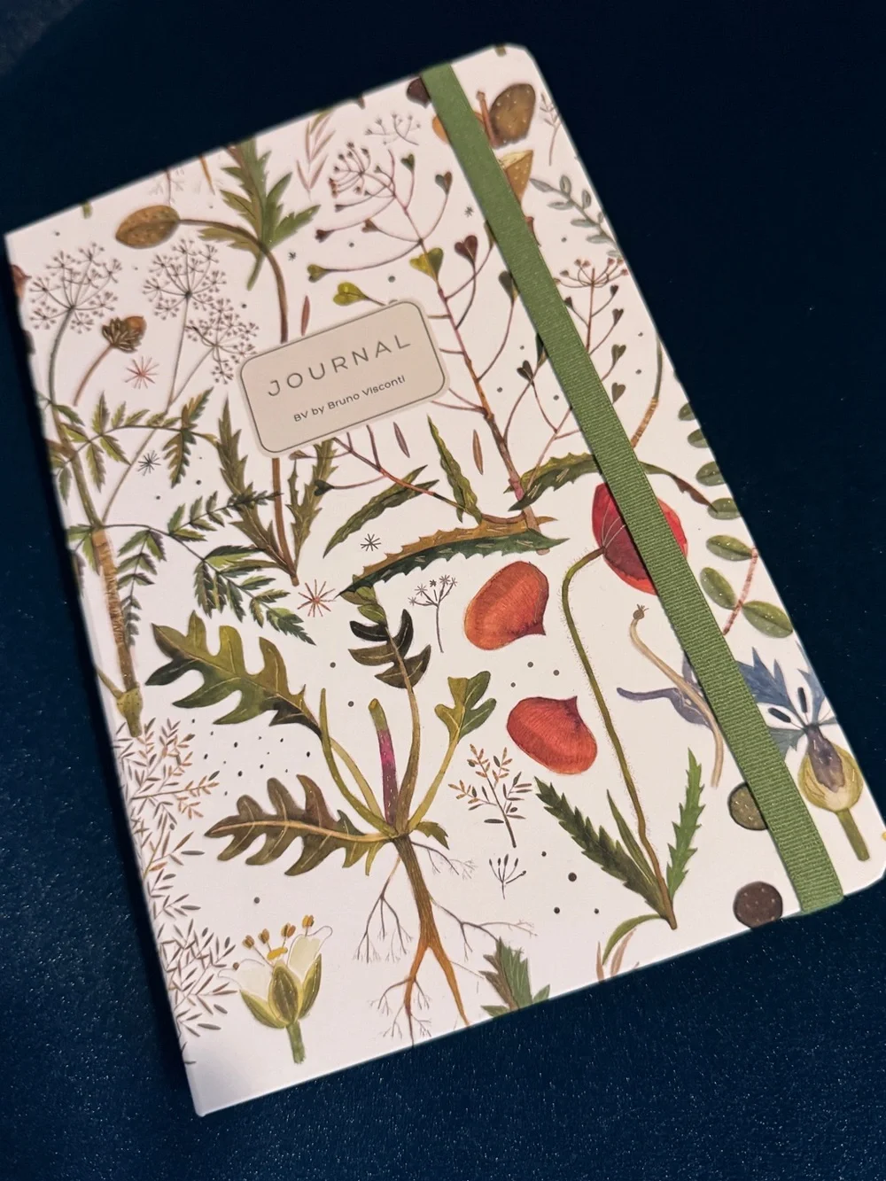 BV By Bruno Visconti Gift Set Greens & Flowers - Pen, 2 Journals, Wine Tumbler
